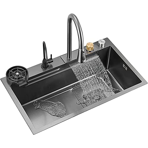 Kitchen Sink Set with Pull-Out Faucet