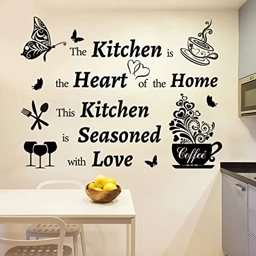 Kitchen Wall Decals Art Stickers for Family Home Decor