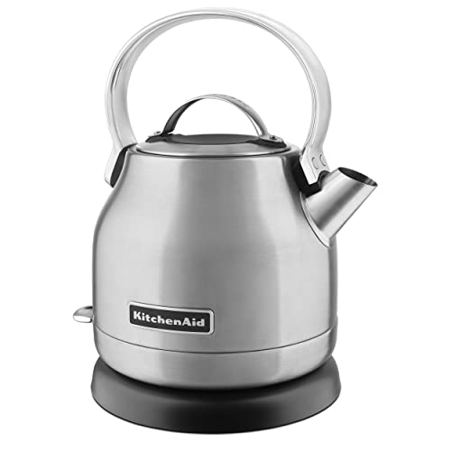 AZEUS Electric Kettle(BPA Free), 1.9 Qt Double Wall Water Kettle with 304  Stainless Steel, 1500W Fast Boiling Cordless Coffee