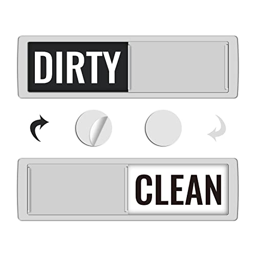 KitchenTour Dishwasher Magnet Clean Dirty Sign
