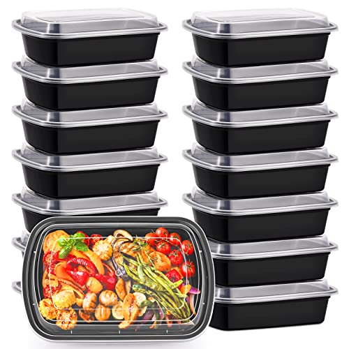 Kitch'nMore Meal Prep Containers, 30-Pack