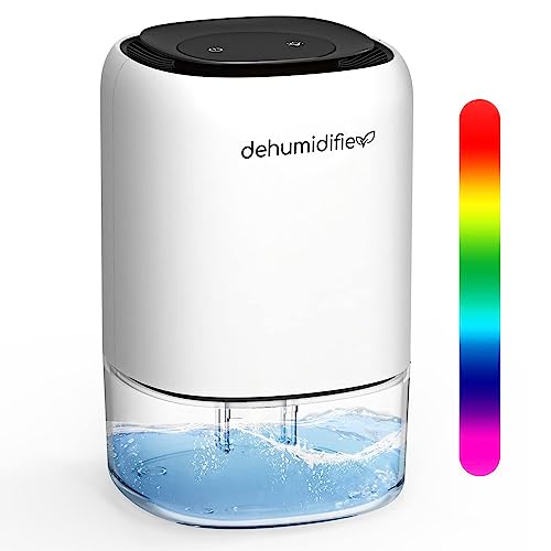Kitette Small Dehumidifier with LED Light