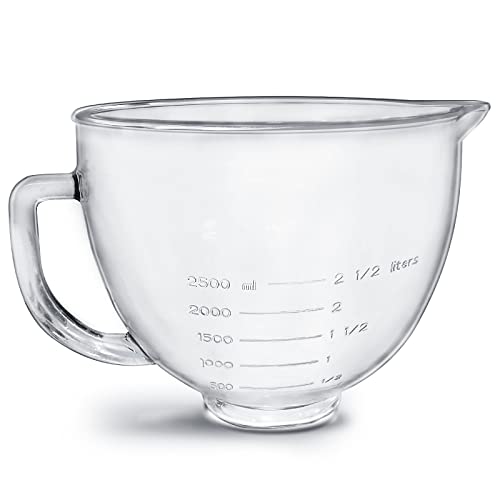 Kitohon Ald Stand Mixer Glass Bowl