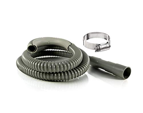 Industrial Grade 6ft Washing Machine Drain Hose by K&J - Fits Up To 1-1/4 Inch