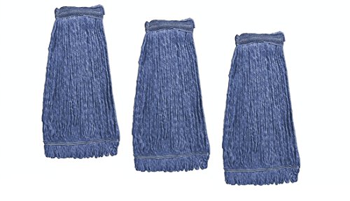 KLEEN HANDLER Pack of 3 HEAVY DUTY Commercial Mop Head Replacement