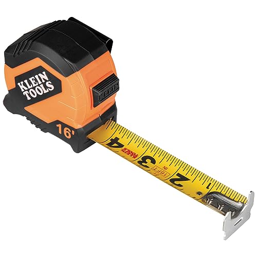 Klein Tools 16-Foot Compact Double-Hook Tape Measure