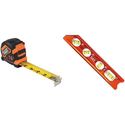 Klein Tools 9216 Tape Measure & 935RB Level