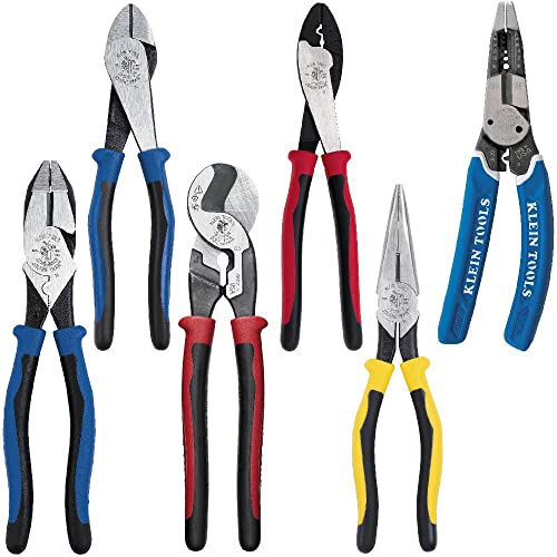 Klein Tools Journeyman Plier Kit - Reliable and Efficient Wire Cutting, Stripping, and Crimping