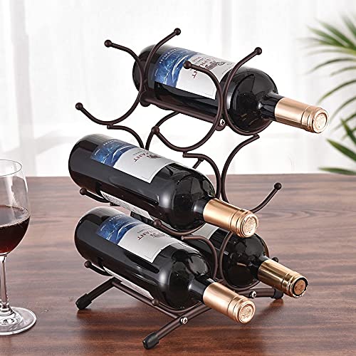 Stainless Steel Countertop Wine Rack for 6 Bottles
