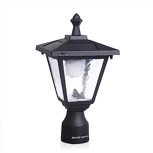 KMC KMC LIGHTING ST4330Q-B Solar Lamp Post Lights