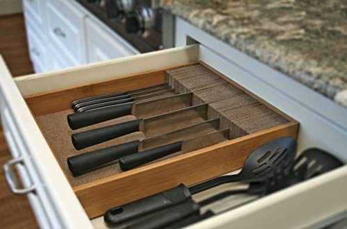 KNIFEdock Deluxe In-Drawer Knife Storage