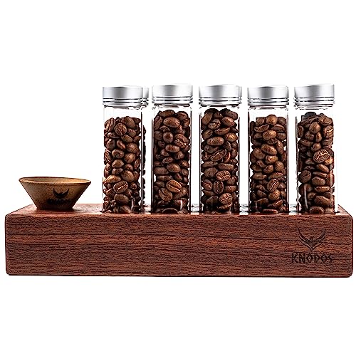 KNODOS Coffee Bean Storage Tubes Set
