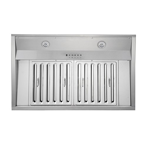 KOBE IN2648SQB-1100-5A Deluxe 48" Range Hood