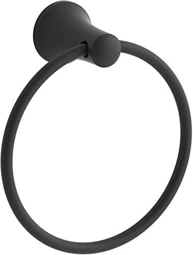 Kohler K-21955-BL Tempered Wall Mounted Towel Ring