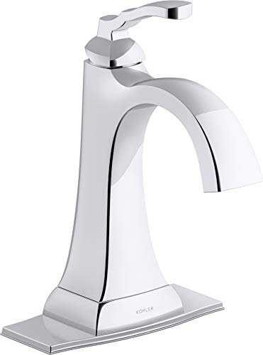 KOHLER K-R30996-4D-CP Ridgeport Bathroom Sink Faucet, Polished Chrome