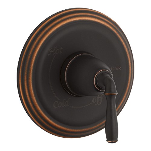 KOHLER TS397-4-2BZ Devonshire(R) Rite-Temp(R) Valve Trim with Lever Handle, Oil-Rubbed Bronze