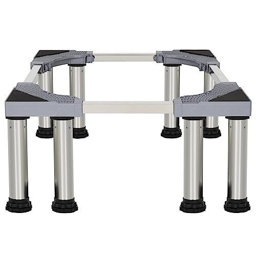 Kokorona Mini Fridge & Washer Stand: Adjustable, 8 Strong Feet, 440lbs Max Load
