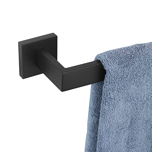 KOKOSIRI Single Towel Bar - Matte Black Stainless Steel