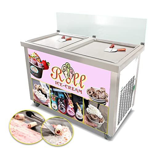 Kolice ETL Commercial Fried Ice Cream Roll Machine