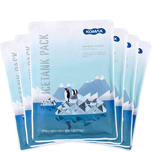 Komax Ice Packs - Durable, Slim Gel Ice Pack Set