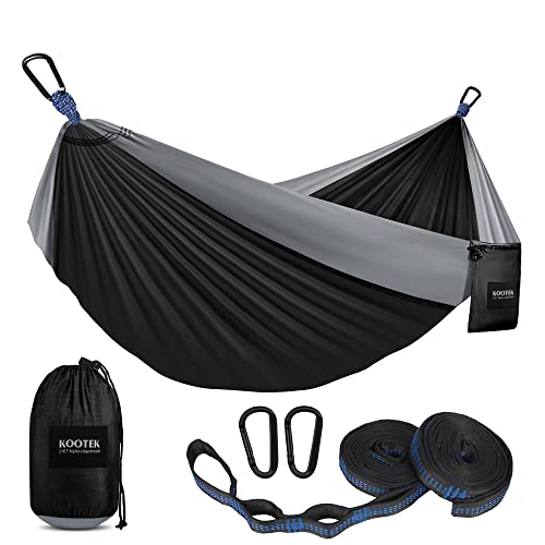 Kootek Portable Single Camping Hammock for Outdoor, Indoor, and Travel