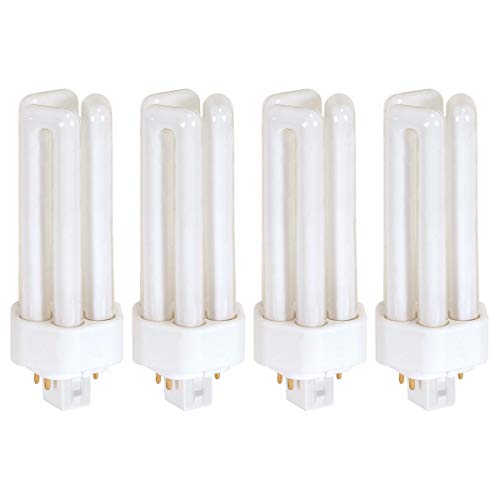 KOR 26W Triple Tube Compact Fluorescent Light Bulb - 5000K Bright White (Pack of 4)