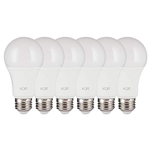 KOR LED Light Bulbs - 6 Pack of 5000K Daylight White Lightbulbs