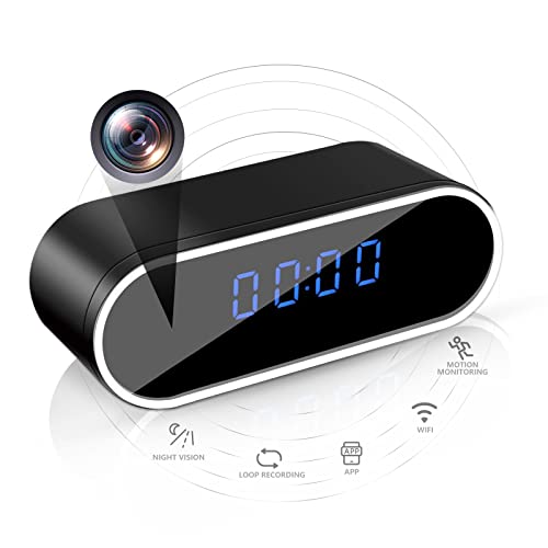 KPSFRD Hidden Camera Clock WiFi Spy Cam