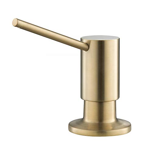 KRAUS Brushed Gold Kitchen Soap and Lotion Dispenser