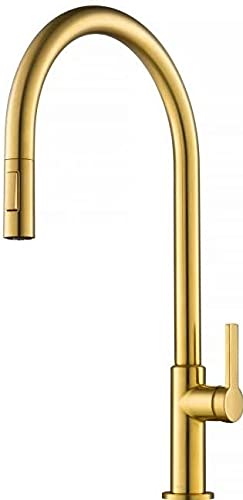 Kraus KPF-2821BB Oletto High-Arc Single Handle Pull-Down Kitchen Faucet