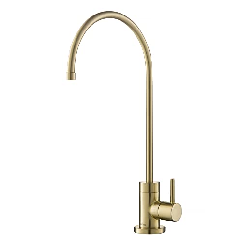 KRAUS Purita Kitchen Water Filter Faucet in Brushed Gold