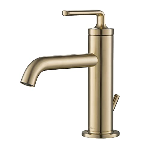 KRAUS Ramus Bathroom Sink Faucet in Brushed Gold