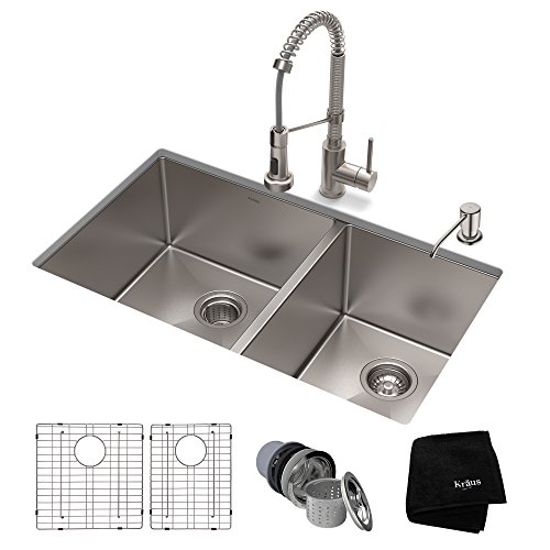 Kraus Stainless Steel Sink & Faucet Combo