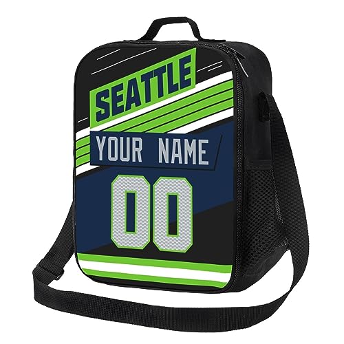 KREDE Seattle Lunch Bag - Personalized Lunch Box Backpack