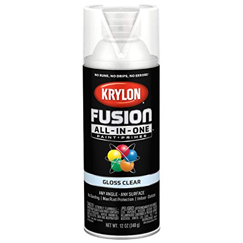 Krylon Fusion All-In-One Spray Paint - Clear Gloss Finish