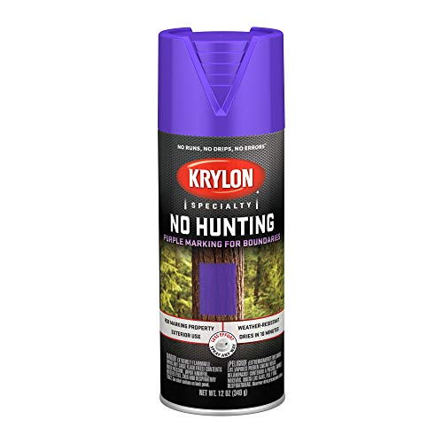 Krylon No Hunting Purple Spray Paint
