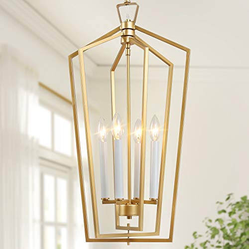 KSANA Gold Chandelier Pendant Light