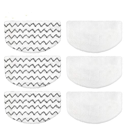 Bissell Powerfresh Steam Mop Replacement Pads by KVLZ - 6 PCS