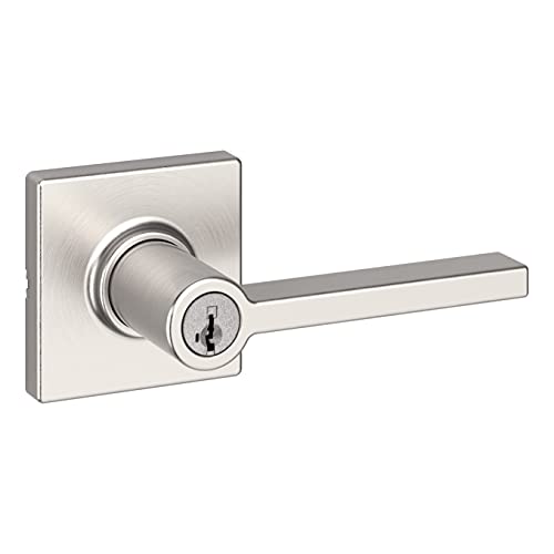 Kwikset Casey Entry Door Handle with Lock and Key