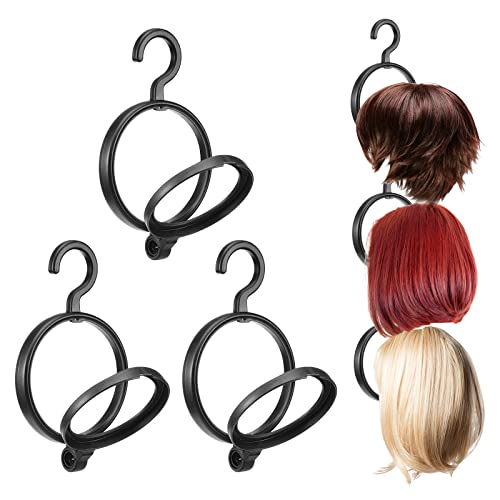 Lhysn Wig Stands For Multiple Wigs Holder Display Rack,Hanging Wig Stand  For Styling,Metal Storage Organizer For Mannequin Head (5-heads)