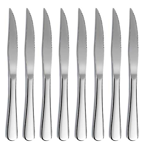 Kyrtaon Serrated Knife Set - Sharp Stainless Steel Knives