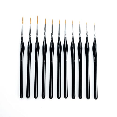 LAGEBONA Art Paintbrush Set - Miniature Paint Brushes for Painting