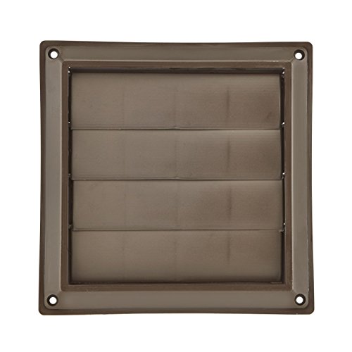 Lambro Industries 361B 6" Brown Plastic Louver Vent