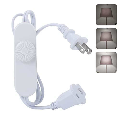 Zeifun Rotary Dimmer: White Inline Cord Replacement