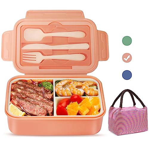 Landmore Bento Box Lunch Box for Kids and Adults