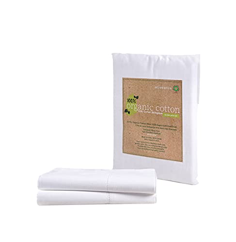 LANE LINEN 100% Organic Cotton Pillowcases