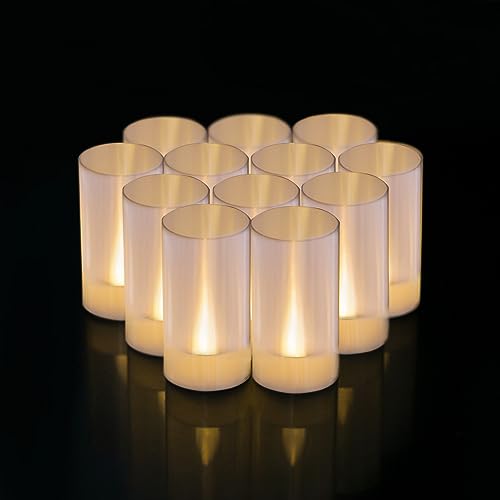 LANKER Flameless Candles - Set of 12