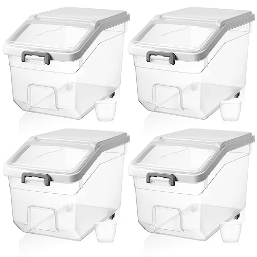 Large Airtight Rice Storage Container with Wheels