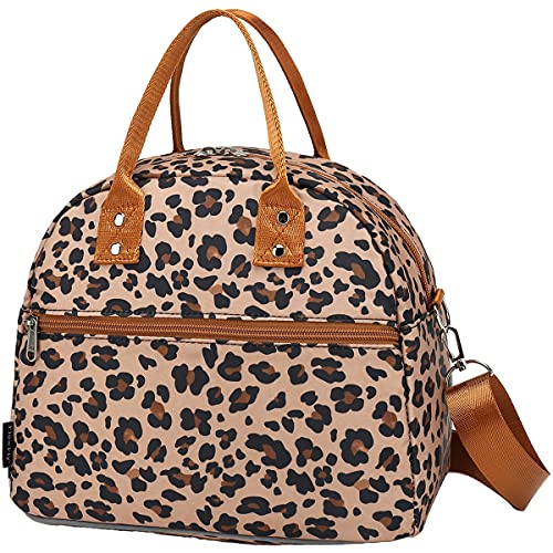Large and Reusable Leopard Lunch Bag