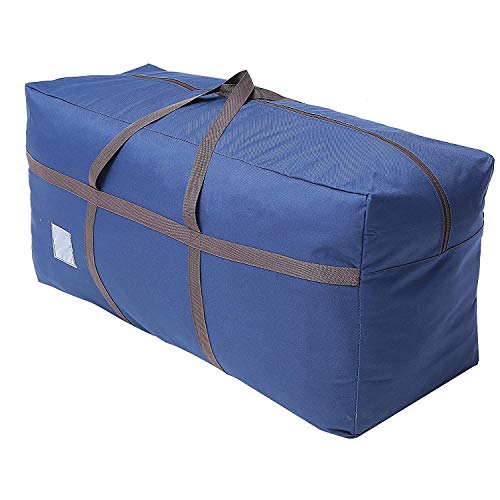 Large Blue Duffel Storage Bag